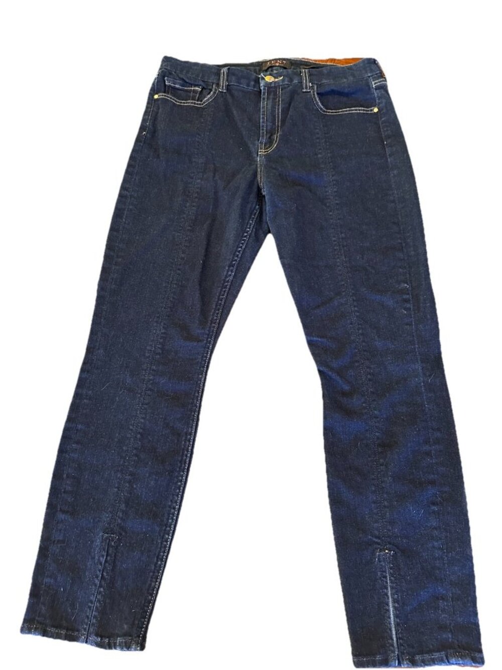 Jen7 by 7 For all Mankind Ankle Skinny Dark Wash  Jeans Stretch Women's size 10